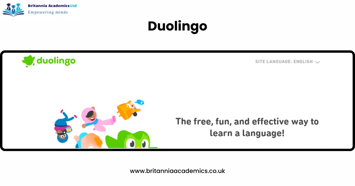 Duolingo - Britannia Academics LTD UK