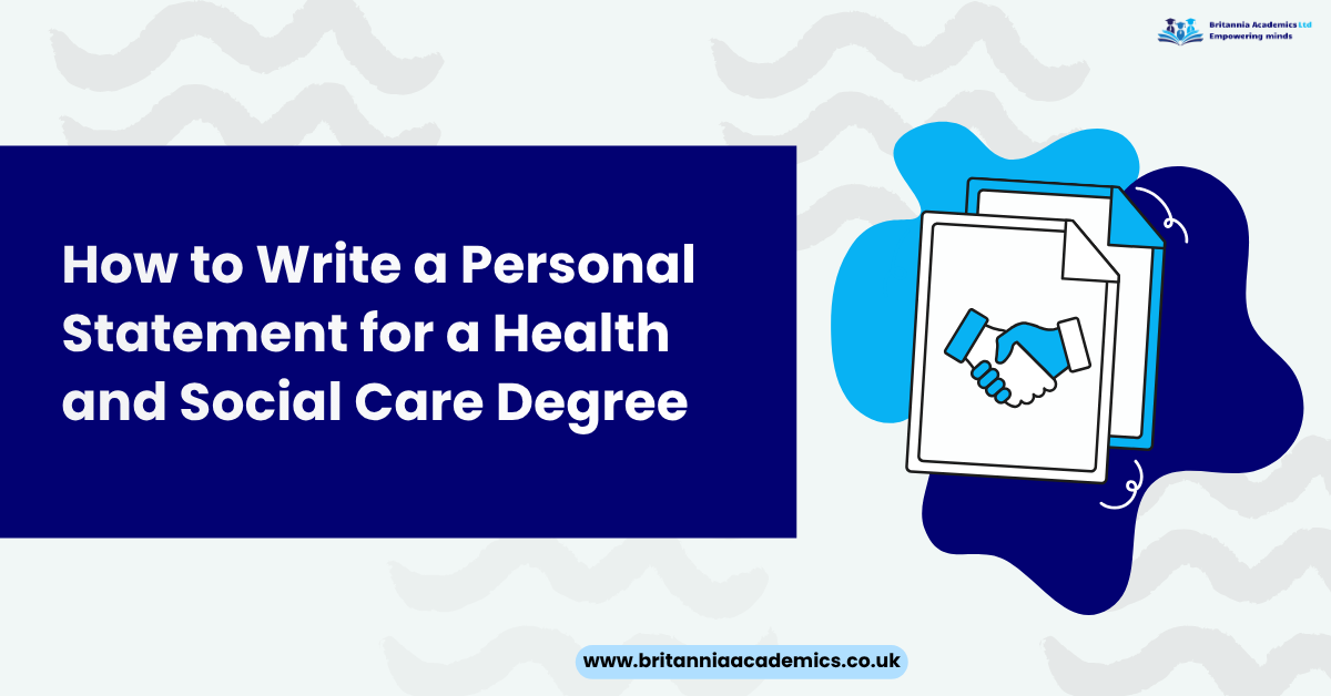 This feature image of How to write a personal statement for health and social care