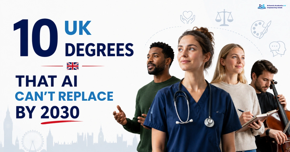 10 UK Degrees That AI Can't Replace by 2030 -Britannia Academics ltd UK