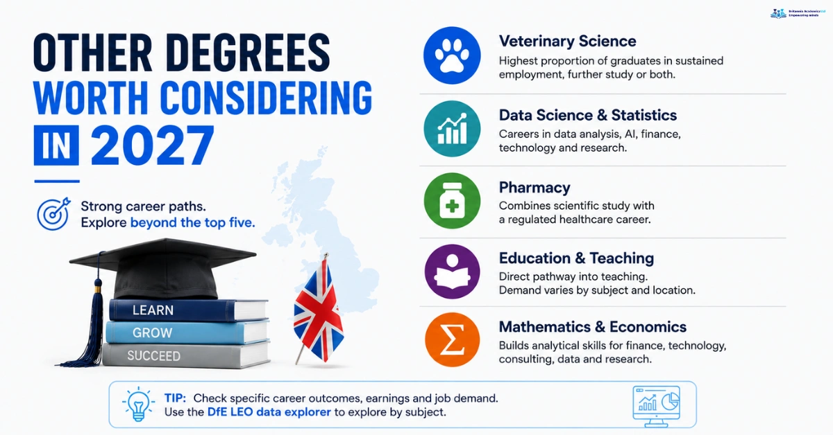 Other Degrees Worth Considering in 2027 - Britannia Academics LTD UK